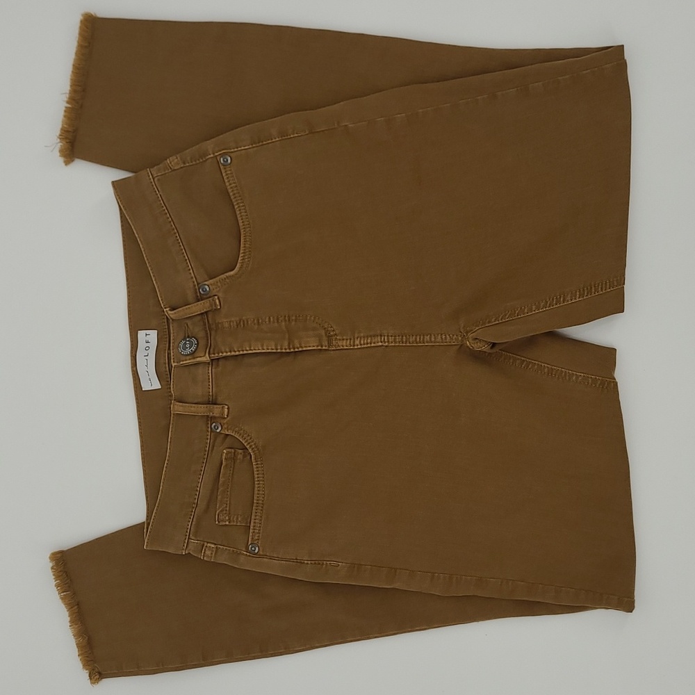 LOFT ‎ Slim Pockets High Waist Skinny Crop Jeans sz. 25 /0